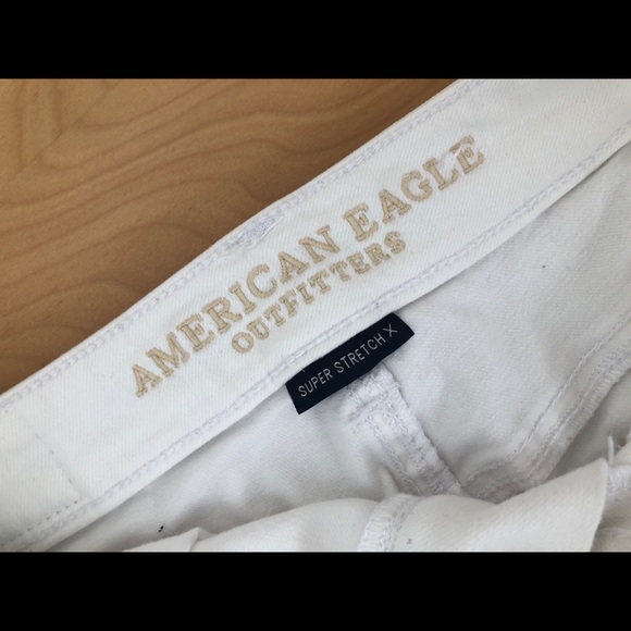 White high waisted denim shorts - Picture 4 of 8